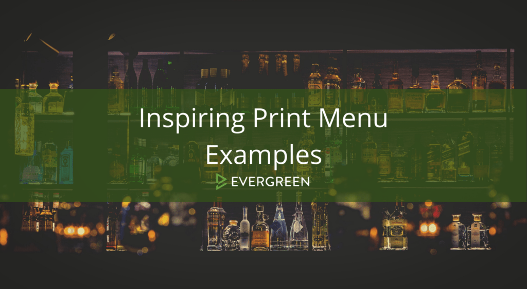15 Print Example Menus to Inspire Your Own Designs